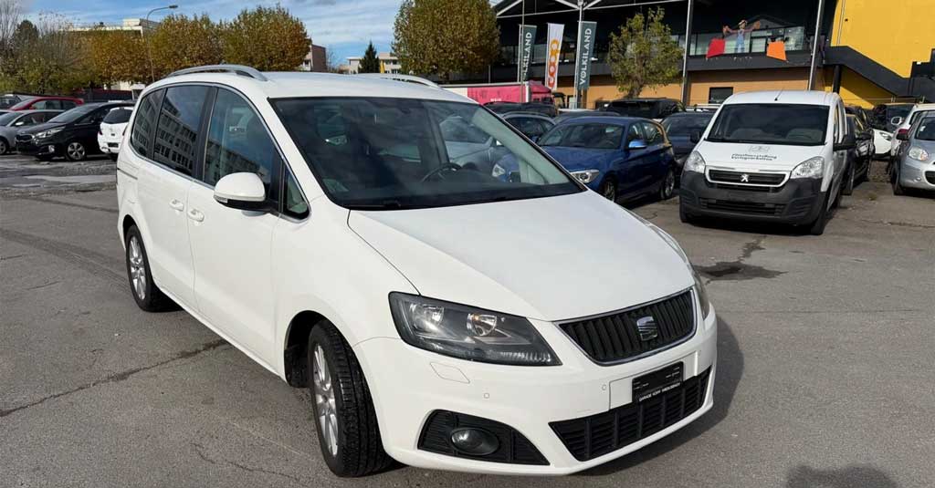 SEAT Alhambra 2.0 TDI Reference DSG Diesel semi-automatique blanc 2016