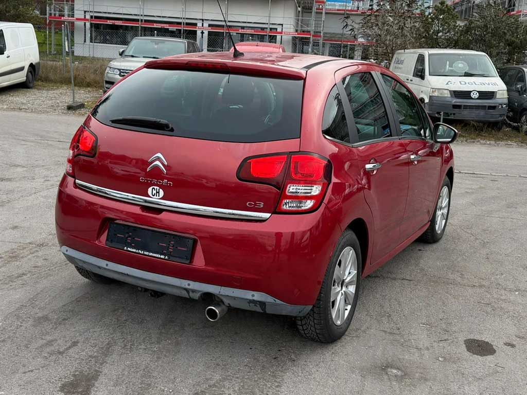 CITROËN C3 1.6i Exclusive automatique 2010 rouge-bordeaux vendre ma voiture